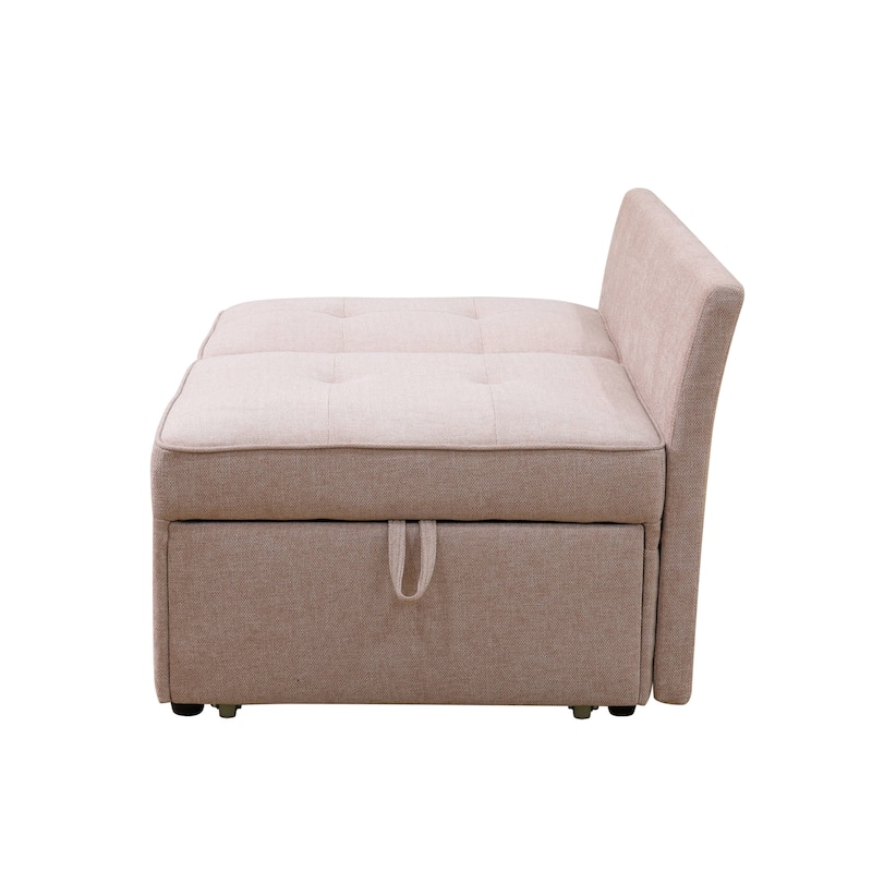 Convertible Sofa Bed Sleeper Sofa Chair Folding Ottoman Recliner Loveseat for Living Room