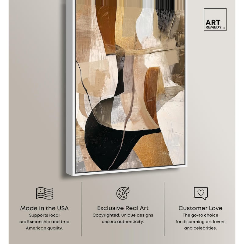 Tactile Depth I Canvas by Art Remedy