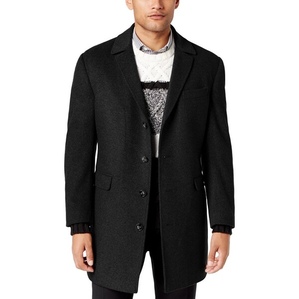 mens wool coats slim fit