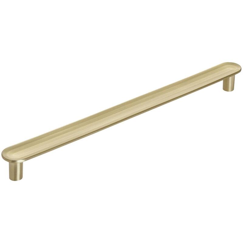 Amerock Concentric 7-9/16 Inch Center to Center Bar Cabinet Pull - Golden Champagne