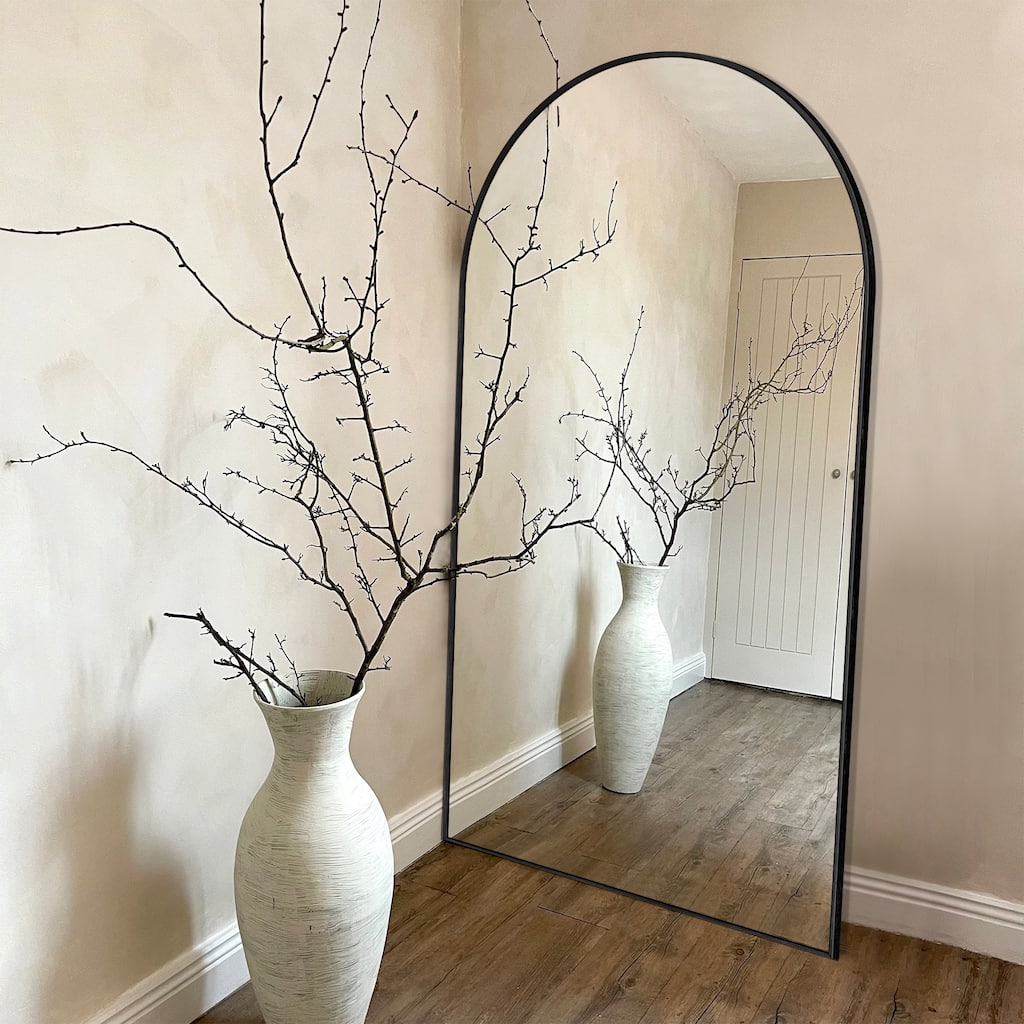 Modern Arched Full Length Mirror Floor Mirror
