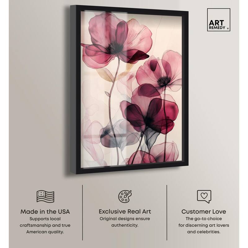 Filigree Flora I Shadowbox by Art Remedy