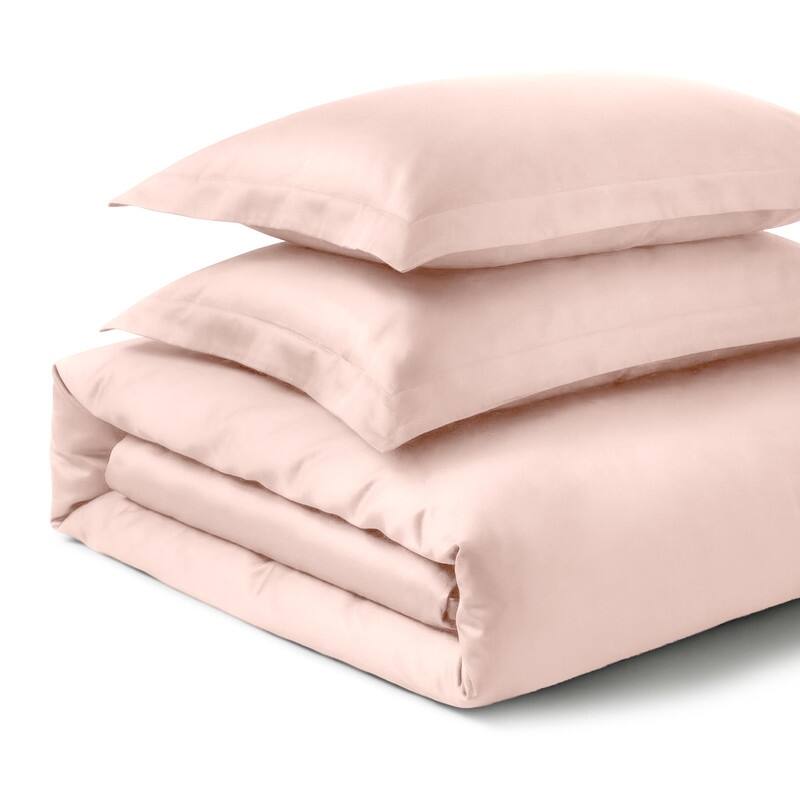 Superior 700 Thread Count Solid 3 Piece 100-percent Egyptian Cotton Duvet Cover Set