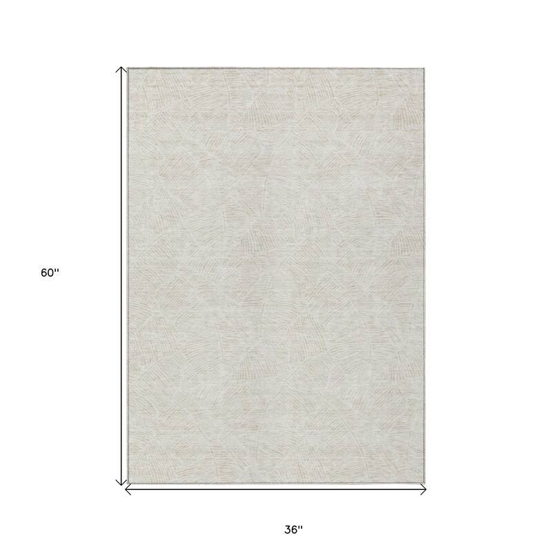 HomeRoots Floral Transitional Rectangle Outdoor Rug