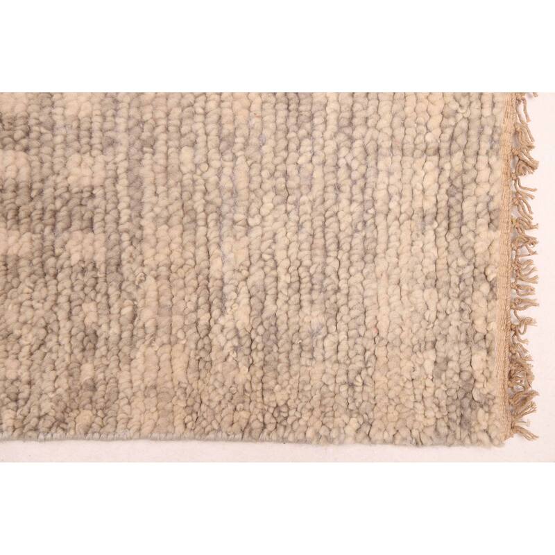 ECARPETGALLERY Hand-knotted Tangier Ivory Wool Rug - 5'7 x 8'2