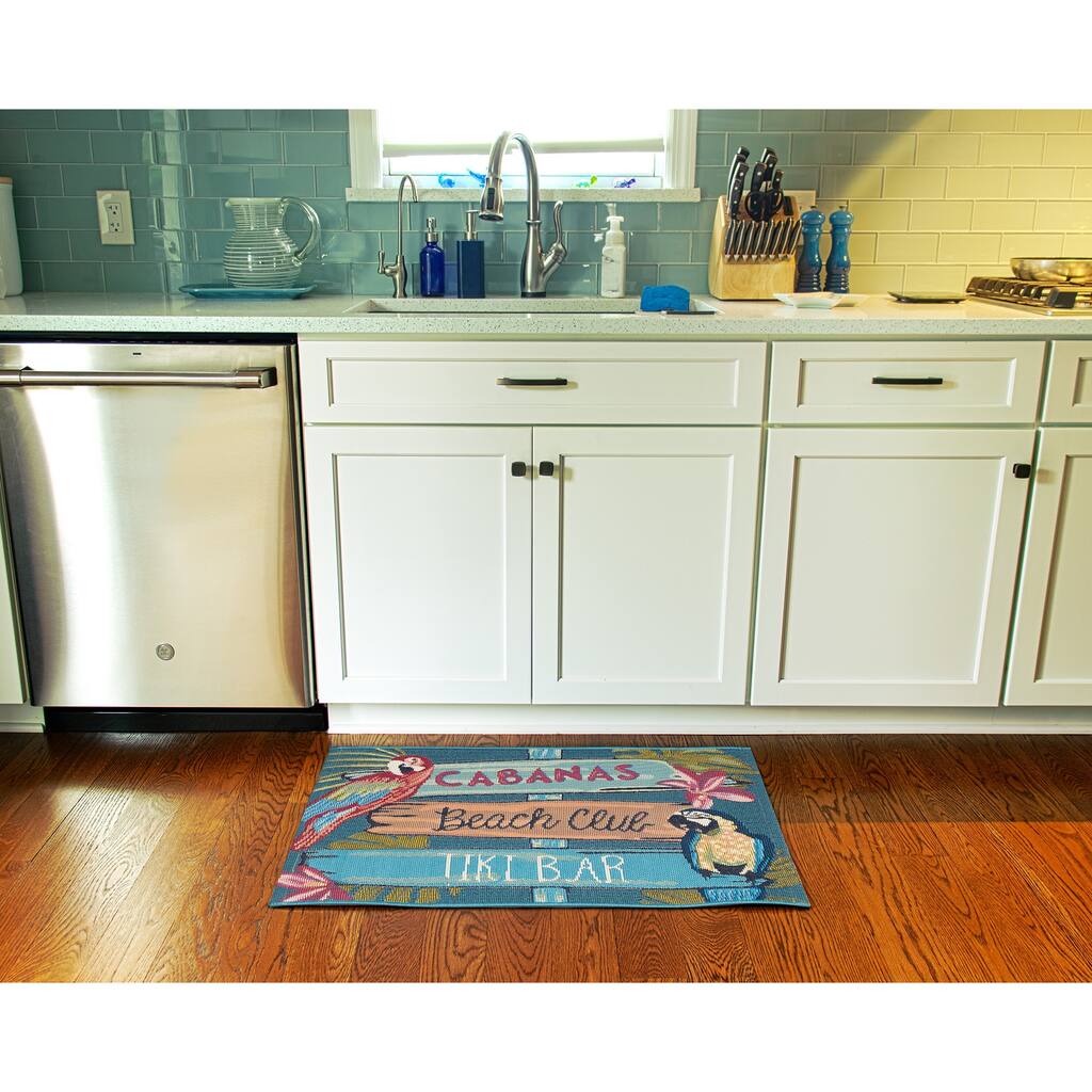 Liora Manne Esencia Summer Signs Indoor/Outdoor Mat