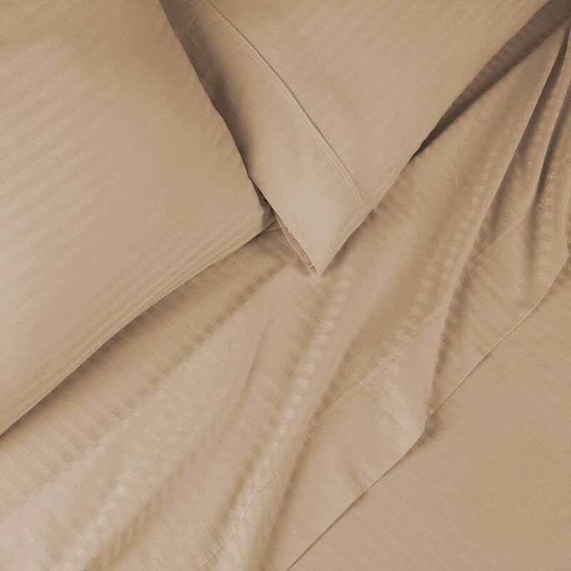 Superior Egyptian Cotton 600TC Striped Deep Pocket Sheet Set