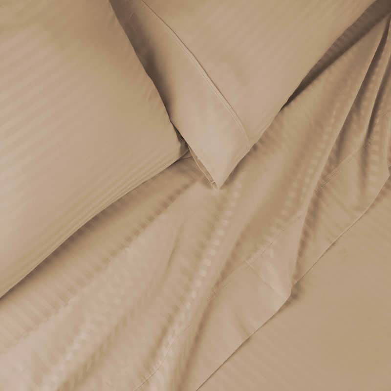 Superior Egyptian Cotton 600TC Striped Deep Pocket Sheet Set