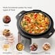 preview thumbnail 9 of 11, Electric Pressure Cooker, Upgraded 6 Quart/8 Quart 12-in-1 Multicooker, Stainless Steel Slow Cooker, Rice Cooker, Steamer, Sauté