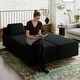 preview thumbnail 37 of 166, Daybed Convertible Bench - Fold Out Sleeper with Queen Size Mattress