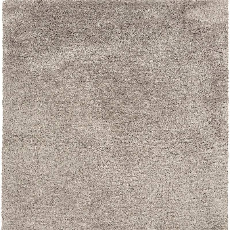 HomeRoots Solid Color Shag Rectangle Area Rug - 62.99 in. x 38.98 in. x 1.60 in.