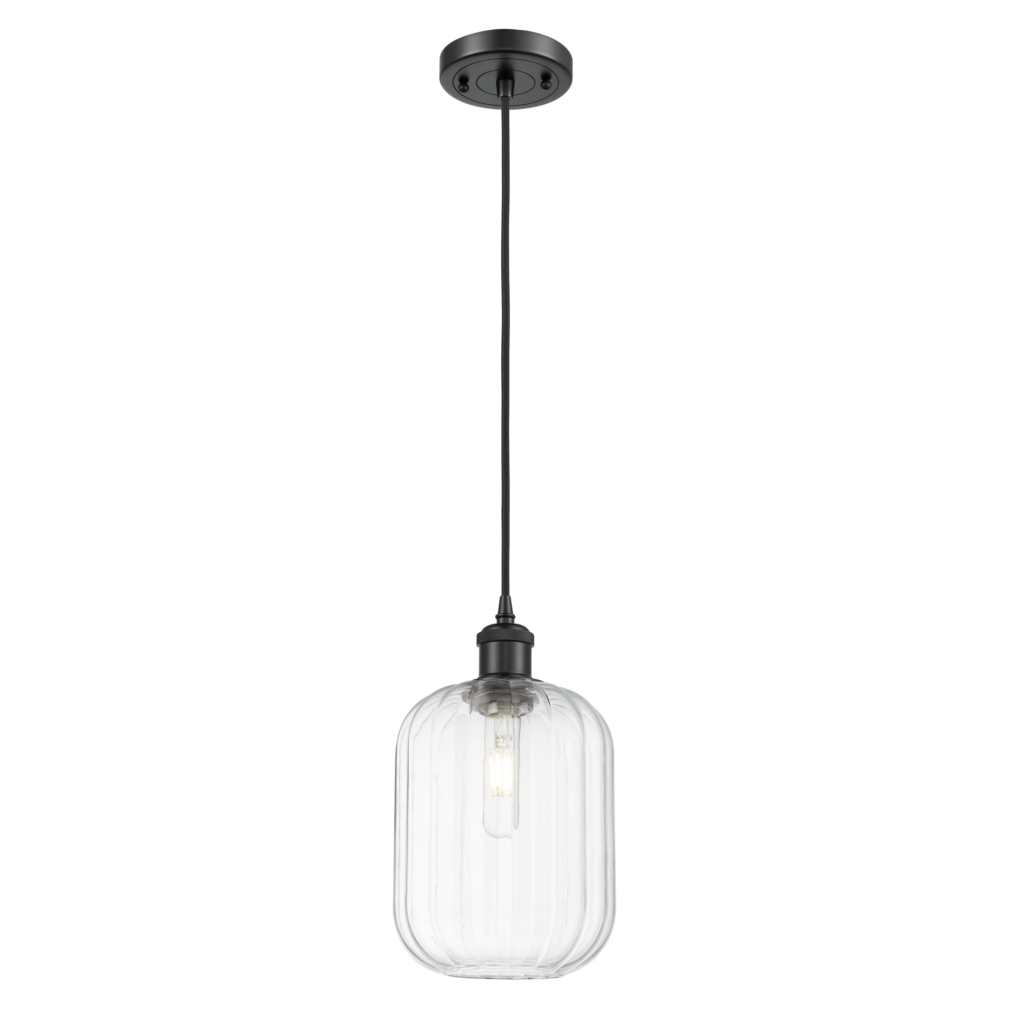 Innovations Lighting Endless Possibilities Ballston - Preston - 1 Light 7" Jar Shade Cord Hung Mini Pendant