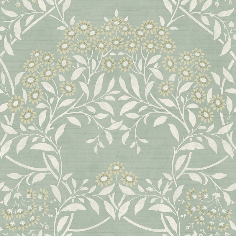 Arthouse Penelope Green Floral Damask Wallpaper