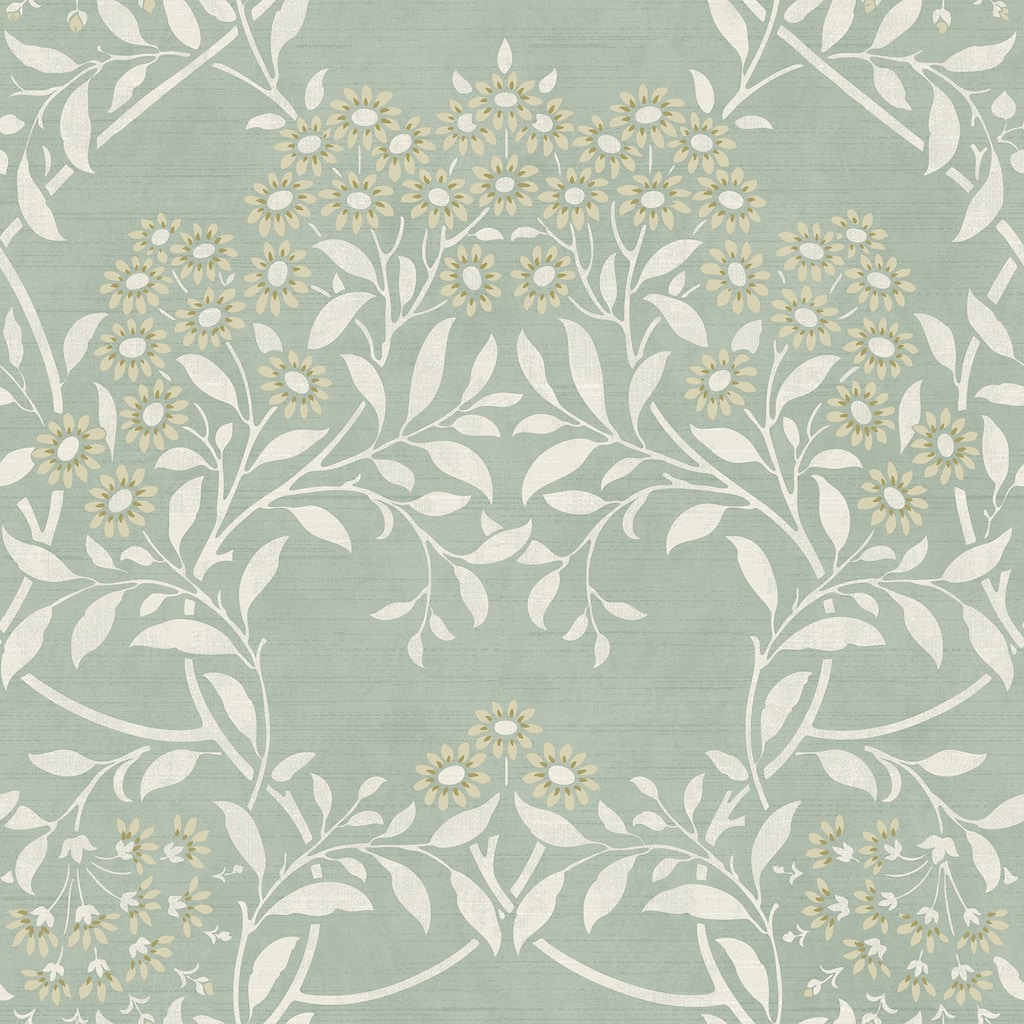 Arthouse Penelope Green Floral Damask Wallpaper