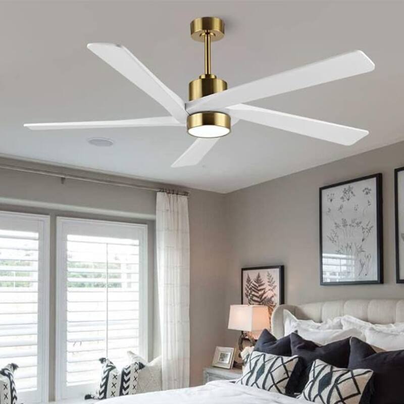 AeroBlade 54" 5-Blade 6-Speed Ceiling Fan with LED Light