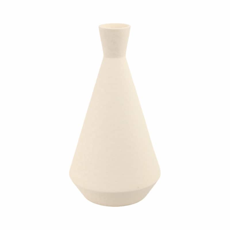 Ceramic Vase Twisted Geometric Modern Decorative Accent