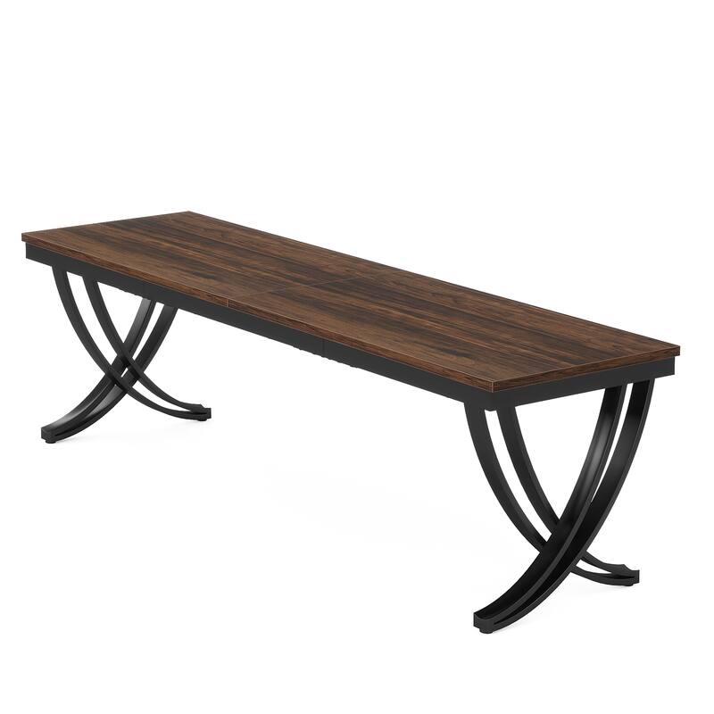 78.7-Inch Extra Long Double Desk 2-Person Home Office Computer Desk