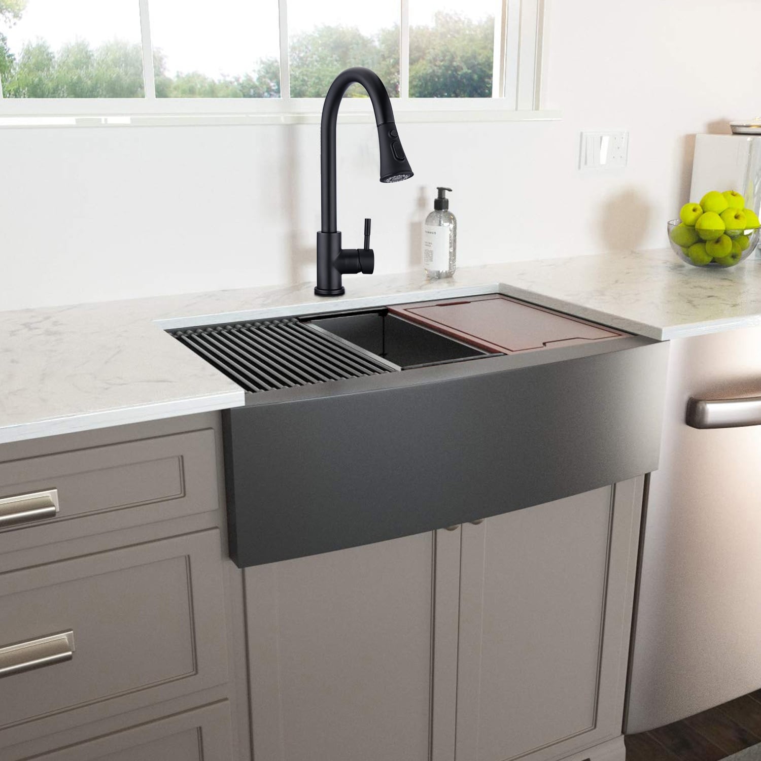 33in farmhouse sink