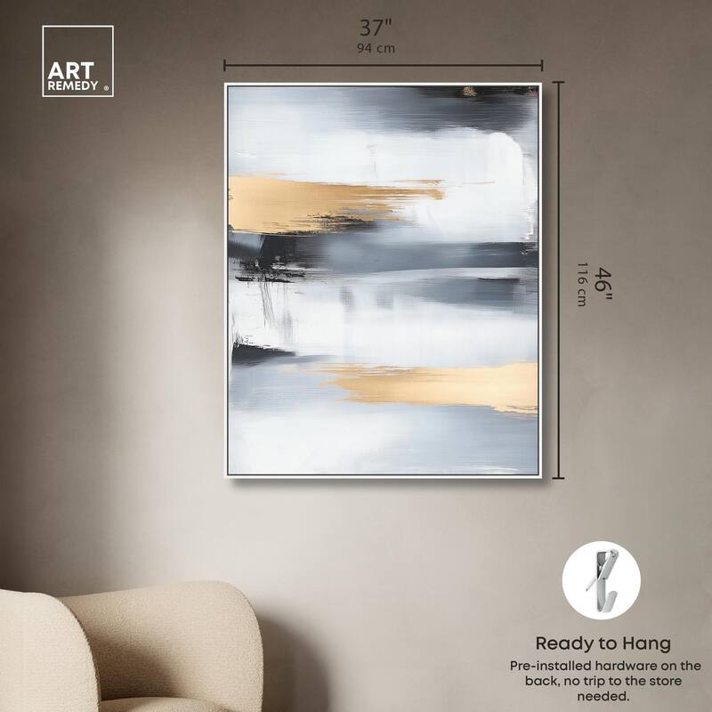 Visual Gold Vortex II Canvas by Art Remedy