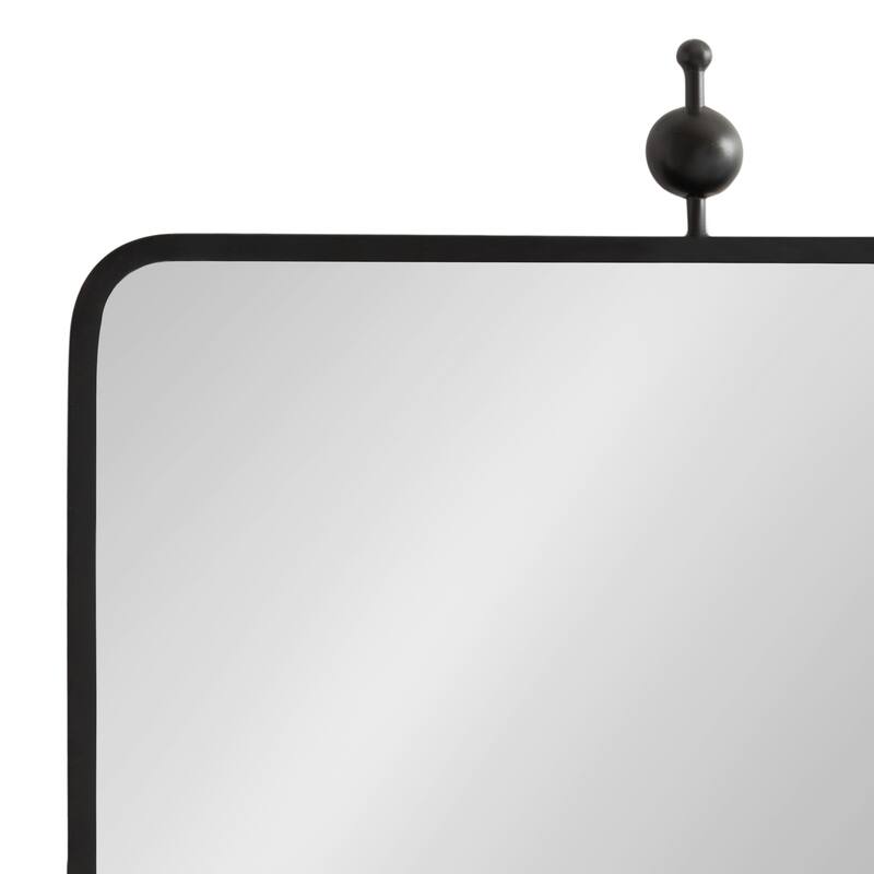Kate and Laurel Kasota Slim Rectangle Mirror Metal