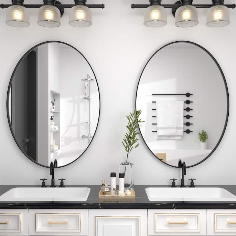 Modern Wall Mirrors Bedroom Mirrors Vanity Mirror with Iron Framed(1 Piece）