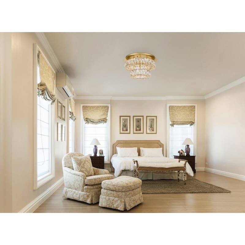 Gold LED Flush Mount