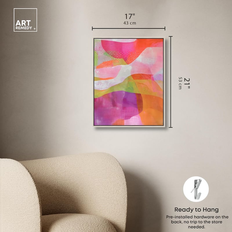 Garnet Gleam I Canvas by Art Remedy