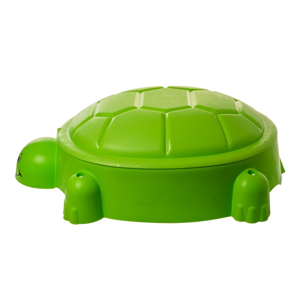 turtle sandpit with lid