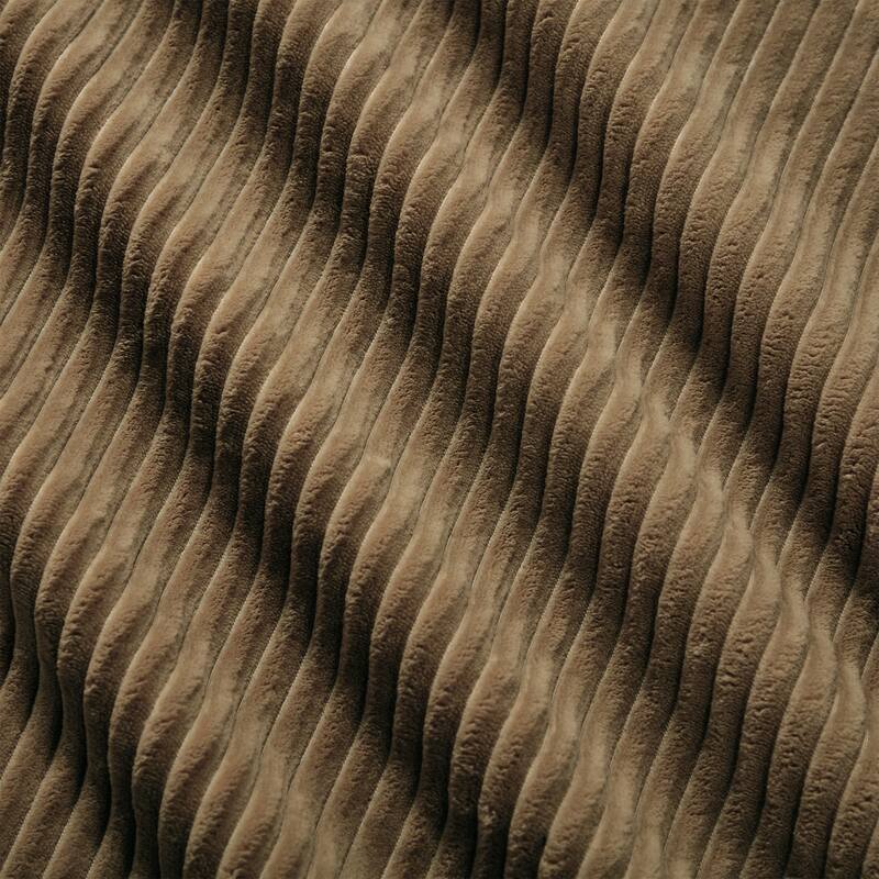 L-Shaped Chaise Lounge Sofa, Sectional Sofa with Curved Armrests, 2-Seater Recliner Couch with Deep Seat