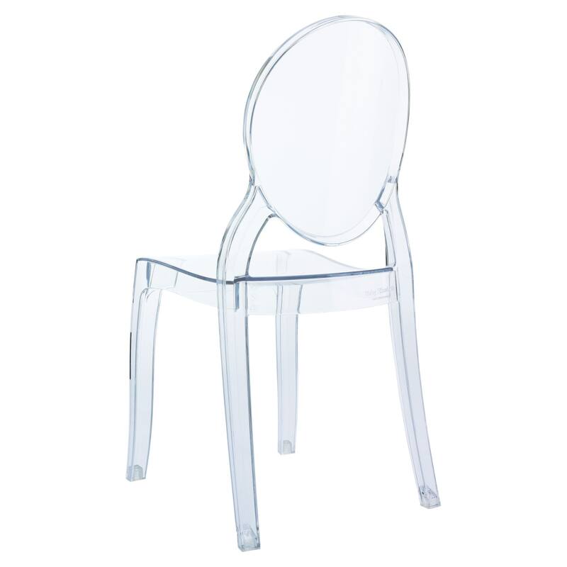 25" Stackable Outdoor Patio Kids Armless Chair
