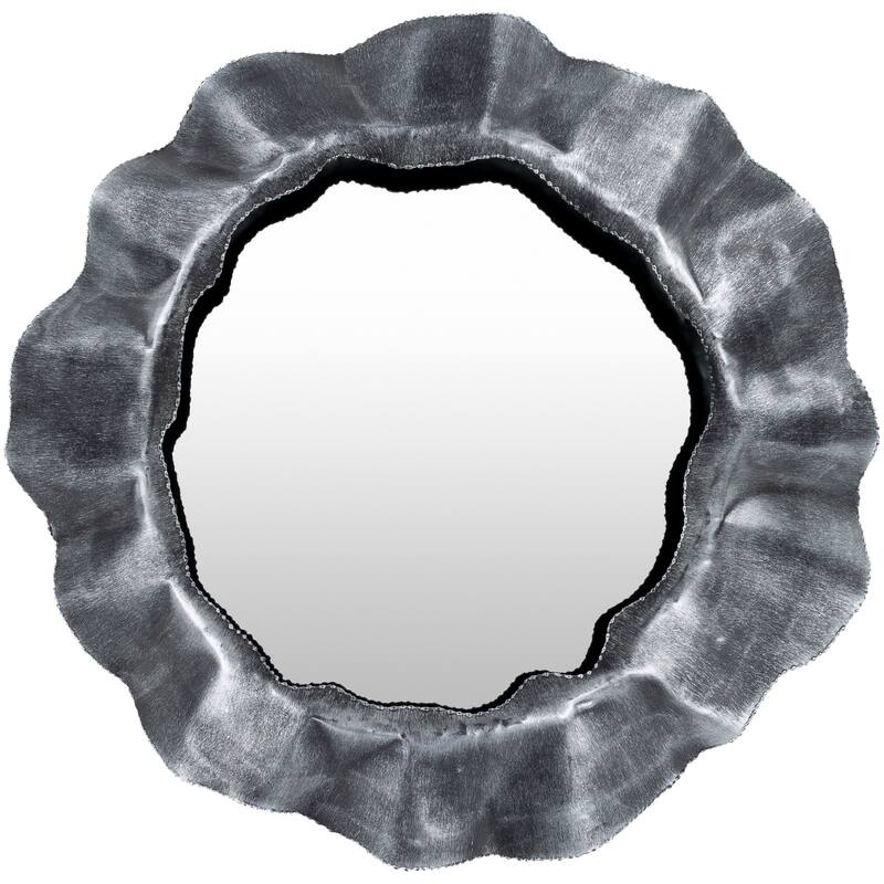 Artistic Weavers Eckhart Hammered Metal Round Mirror - 21"H x 21"W