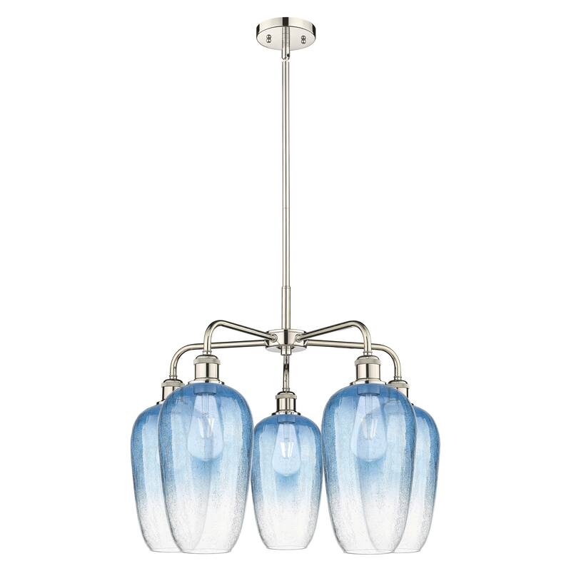 Innovations Lighting Endless Possibilities Ballston - Brookhaven Flute - 5 Light 26" Stem Hung Chandelier