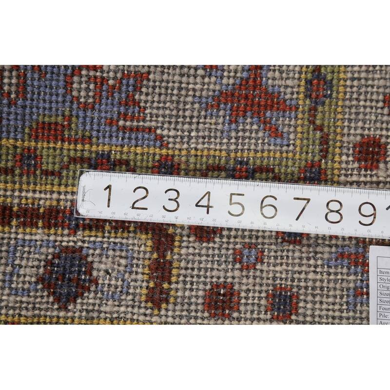 Lilian Oriental Area Rug Hand-Knotted Wool Carpet - 4'0"x 5'11"