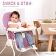 preview thumbnail 15 of 22, Dream On Me Snack & Stow High Chair