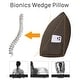 preview thumbnail 52 of 56, WOWMAX Bed Rest Wedge Reading Pillow Sofa Daybed Triangle Cushion 24"