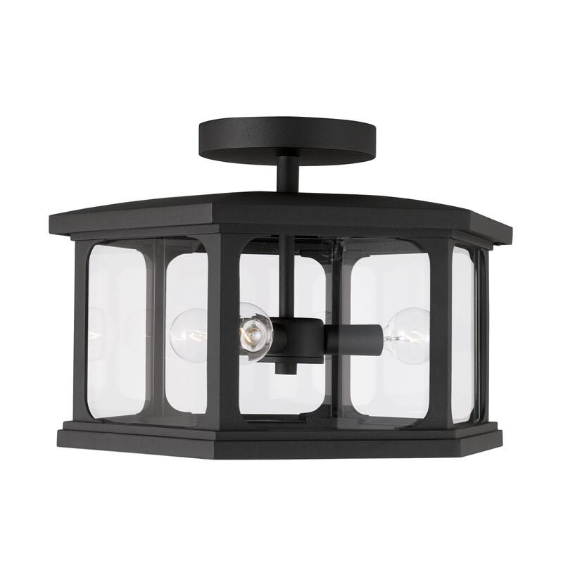 Walton 3-light Outdoor Semi-Flush Mount