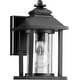 preview thumbnail 1 of 1, Quorum International Crusoe Single Light 9-1/4" Tall Outdoor Wall Noir