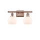 preview thumbnail 37 of 45, Innovations Lighting Athens 2 Light 16" Bath Vanity Light Antique Copper/Matte White