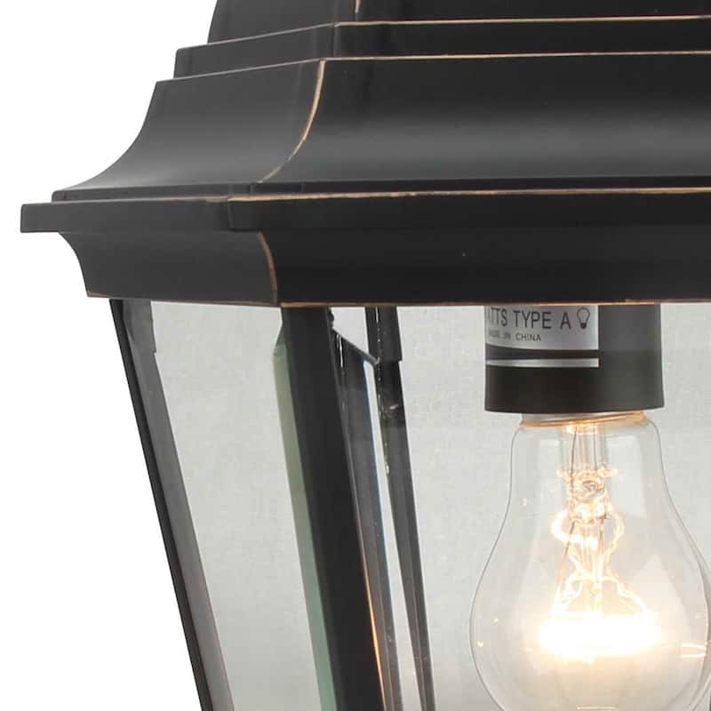1 Light Outdoor Wall Lantern in Imperial Black