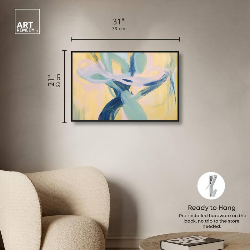 Entangled Embrace II Canvas by Art Remedy