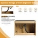 preview thumbnail 5 of 8, ﻿ ﻿Malwee 28" Floating Bathroom Vanity, Wall Mounted Bathroom Vanity with Stainless Steel Sink and Flexible Drain Pipe