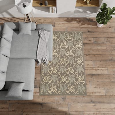 SAFAVIEH Handmade Berkeley Elmire Botanical Wool Rug