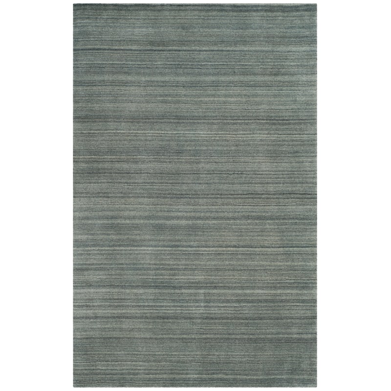 SAFAVIEH Handmade Himalaya Jessika Modern Wool Rug - 4' x 6' - Slate/Blue - Rectangle