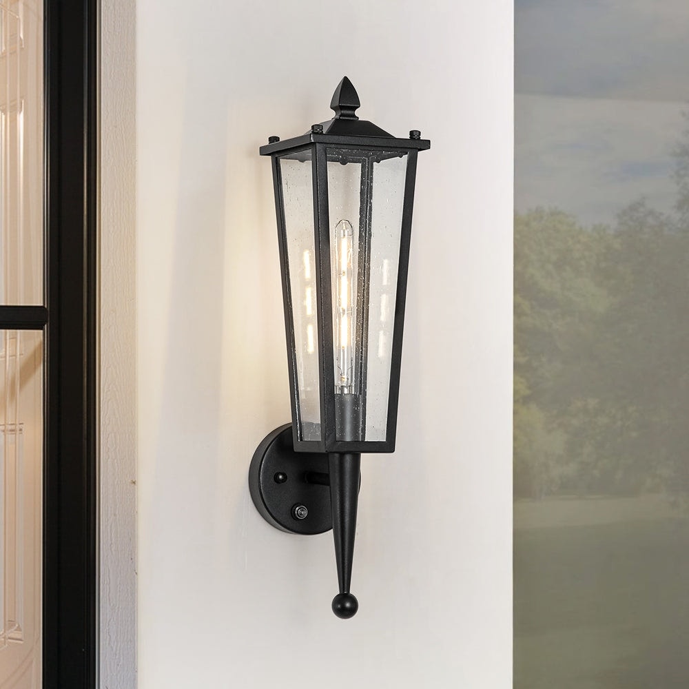 Modern Farmhouse Spire Cage Outdoor Wall Lantern Porch Sconce