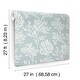 preview thumbnail 6 of 5, A-Street Prints Tortuga Sky Blue Coral Weave Wallpaper