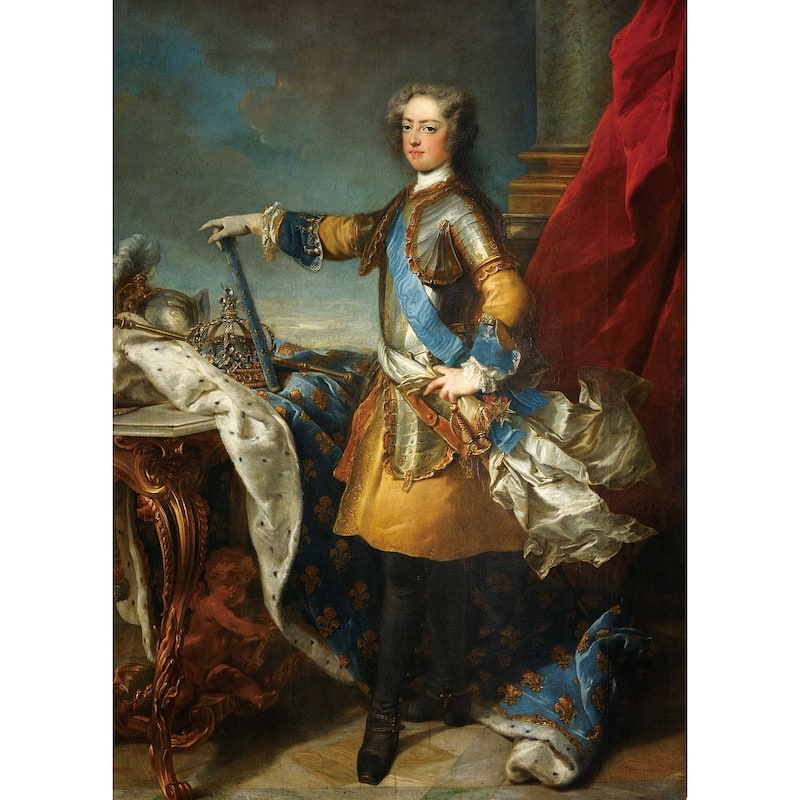 Louis XV, King of France and Navarre (1710-1774) by Jean-Baptiste van ...