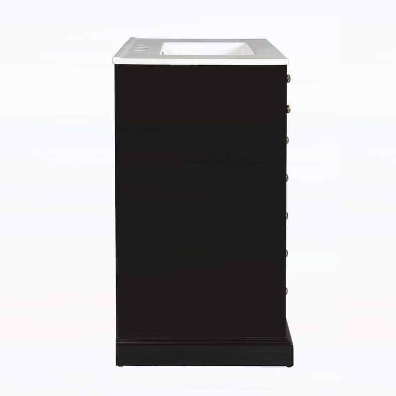 30'' Bathroom Vanity with Ceramic Sink Combo