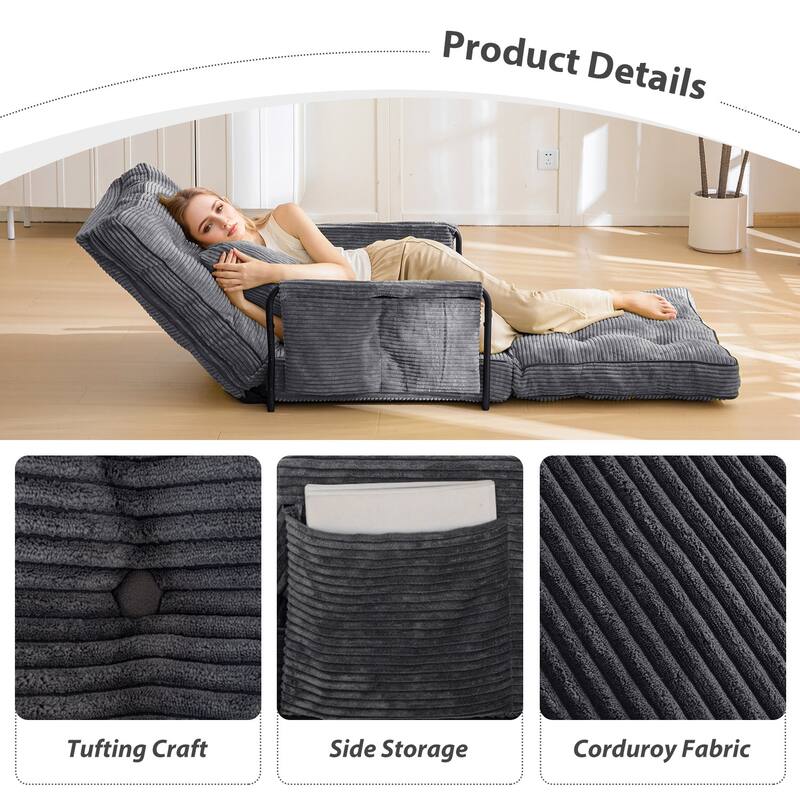 Bean Bag sofa,Floor Sofa Bed - 30"x25.6"