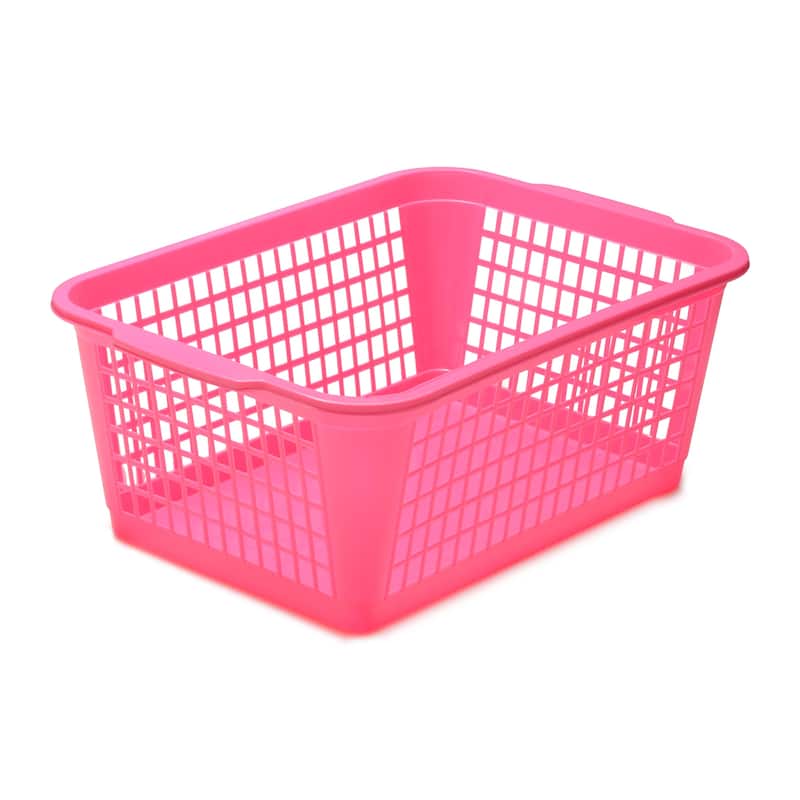 YBM Home Large Plastic Storage Basket for Organizing
