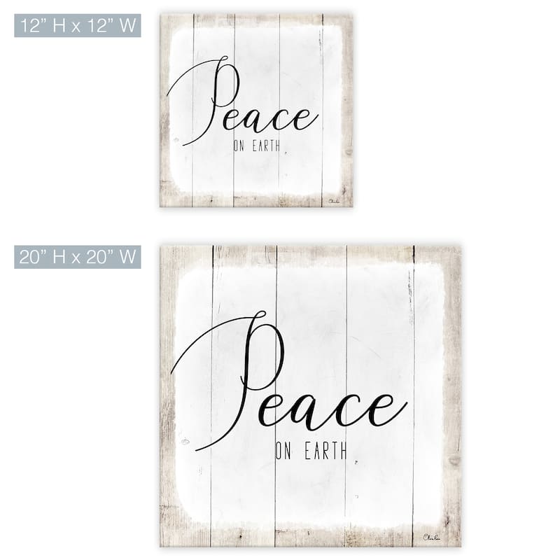 Ready2HangArt 'Peace on Earth II' Holiday Canvas Wall Art by Olivia Rose